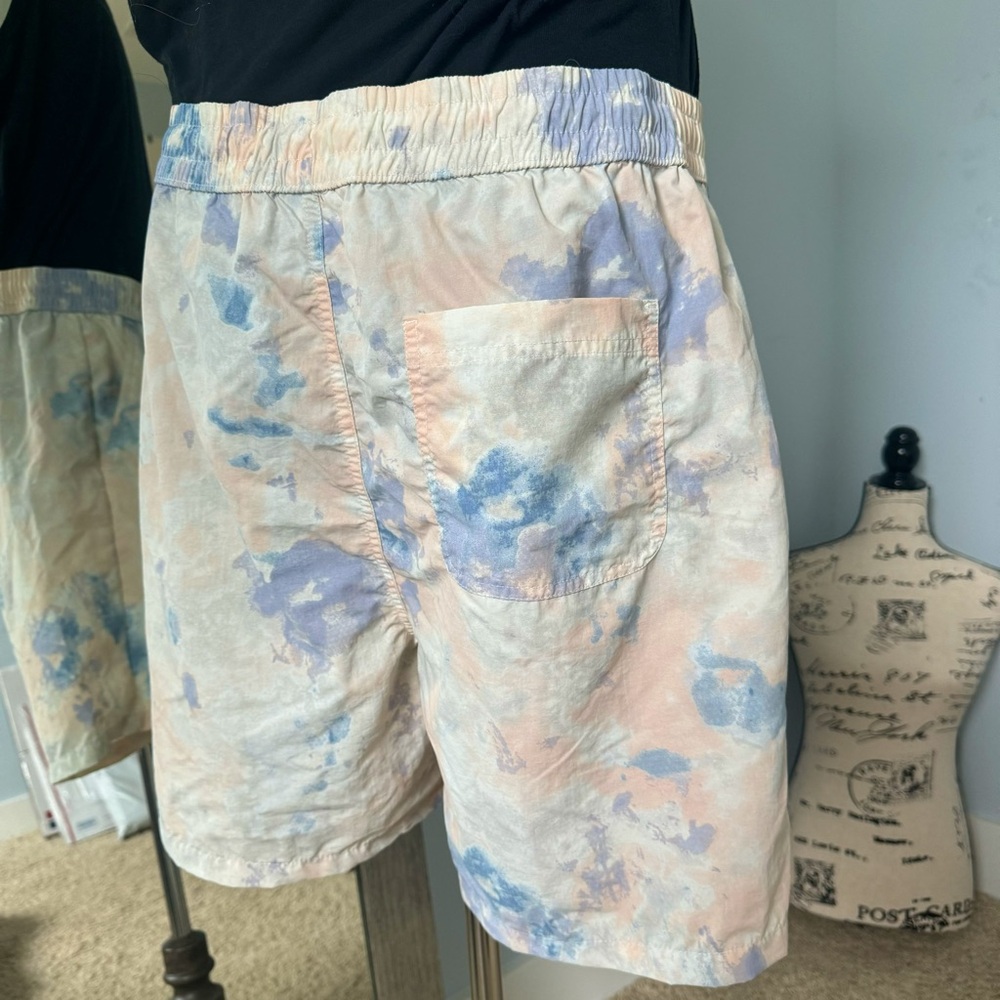 Men's Pink and Purple Cloud Shorts Dadcore Y2K Multicolor ~ size L